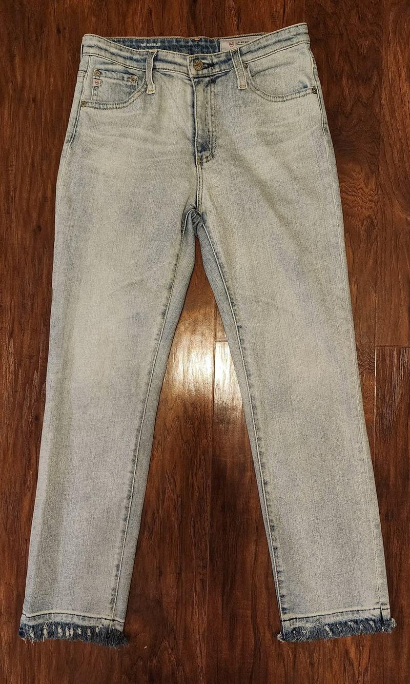 AG Adriano Goldschmied Isabelle Straight Crop Jeans 27R